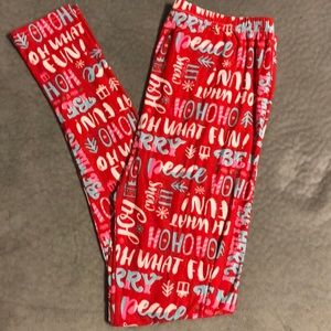 4 Two Left Feet Holiday Leggings